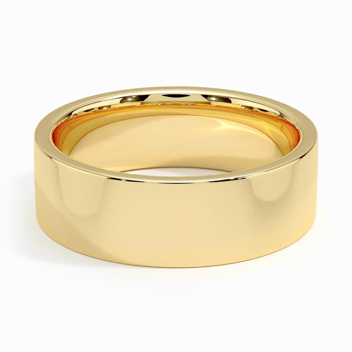 Men's 5mm Cigar Wedding Band