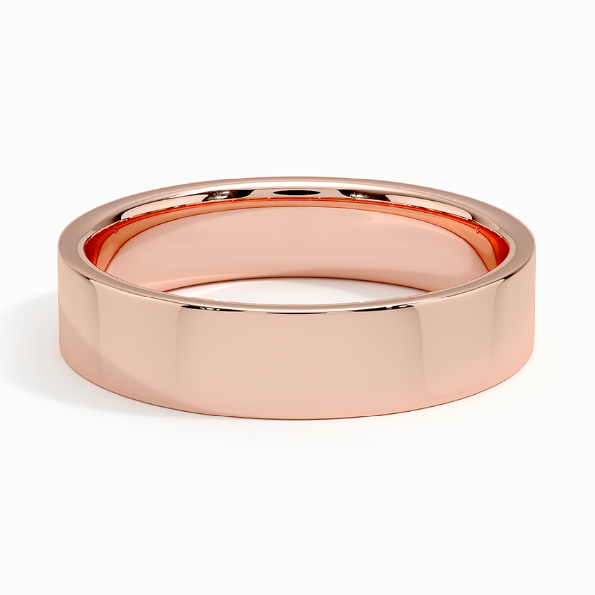 Men's 5mm Cigar Wedding Band