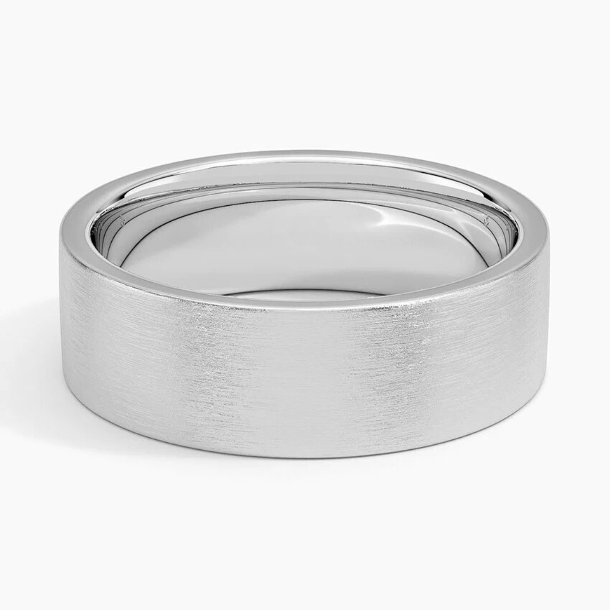 Men's 4mm Brushed Matte Cigar Wedding Band