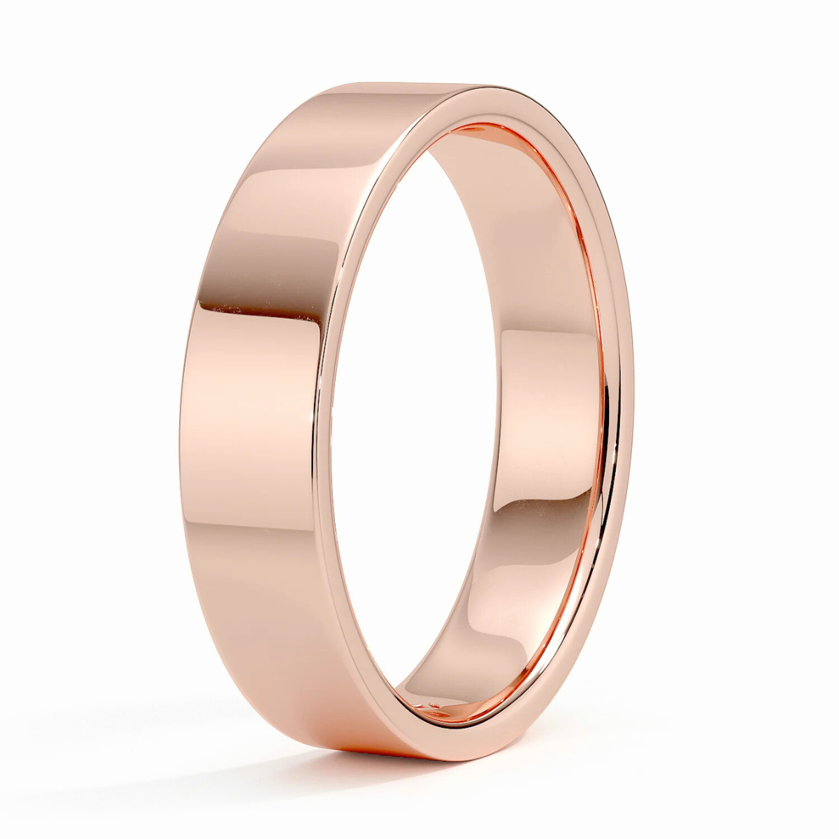 Men's 5mm Cigar Wedding Band