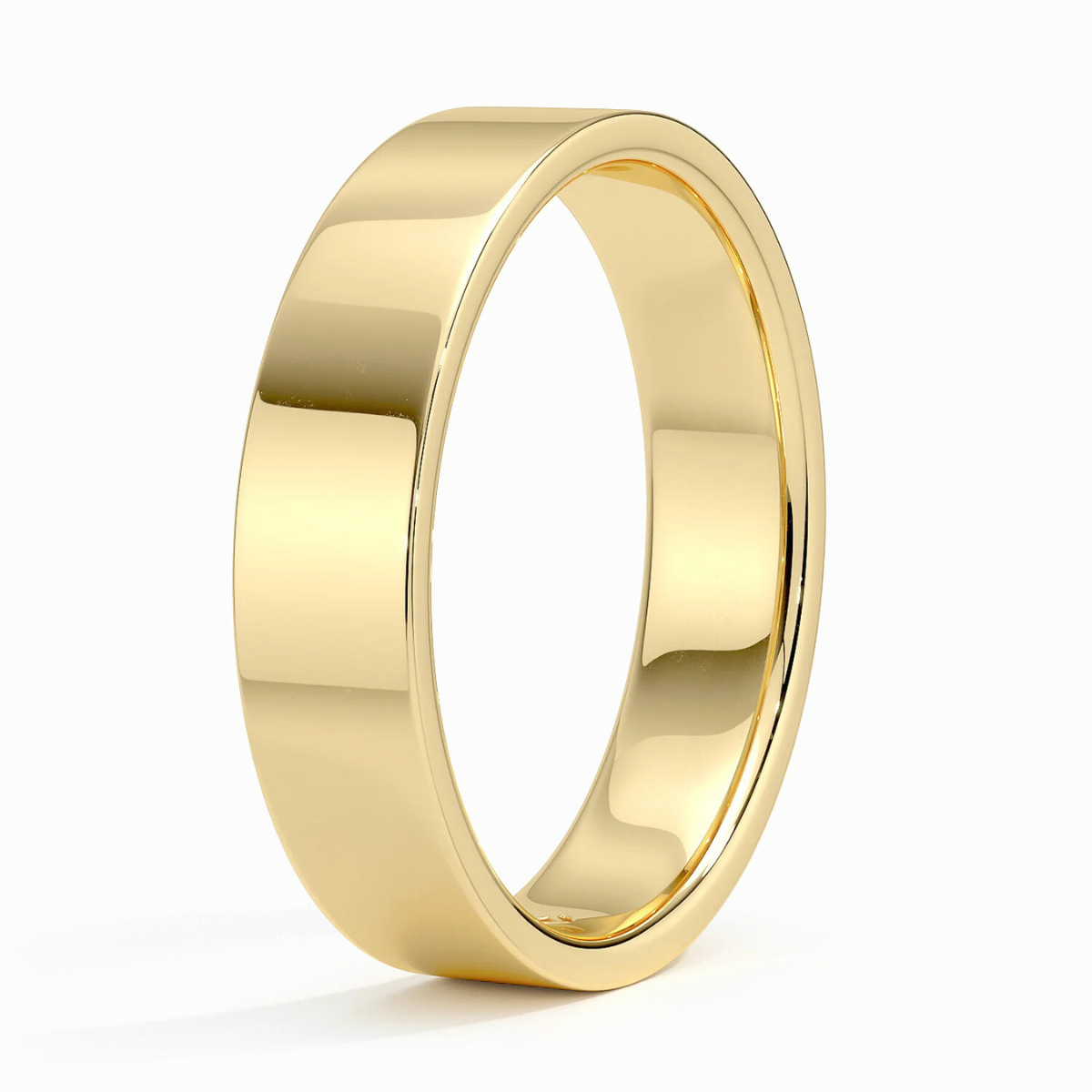 Men's 5mm Cigar Wedding Band