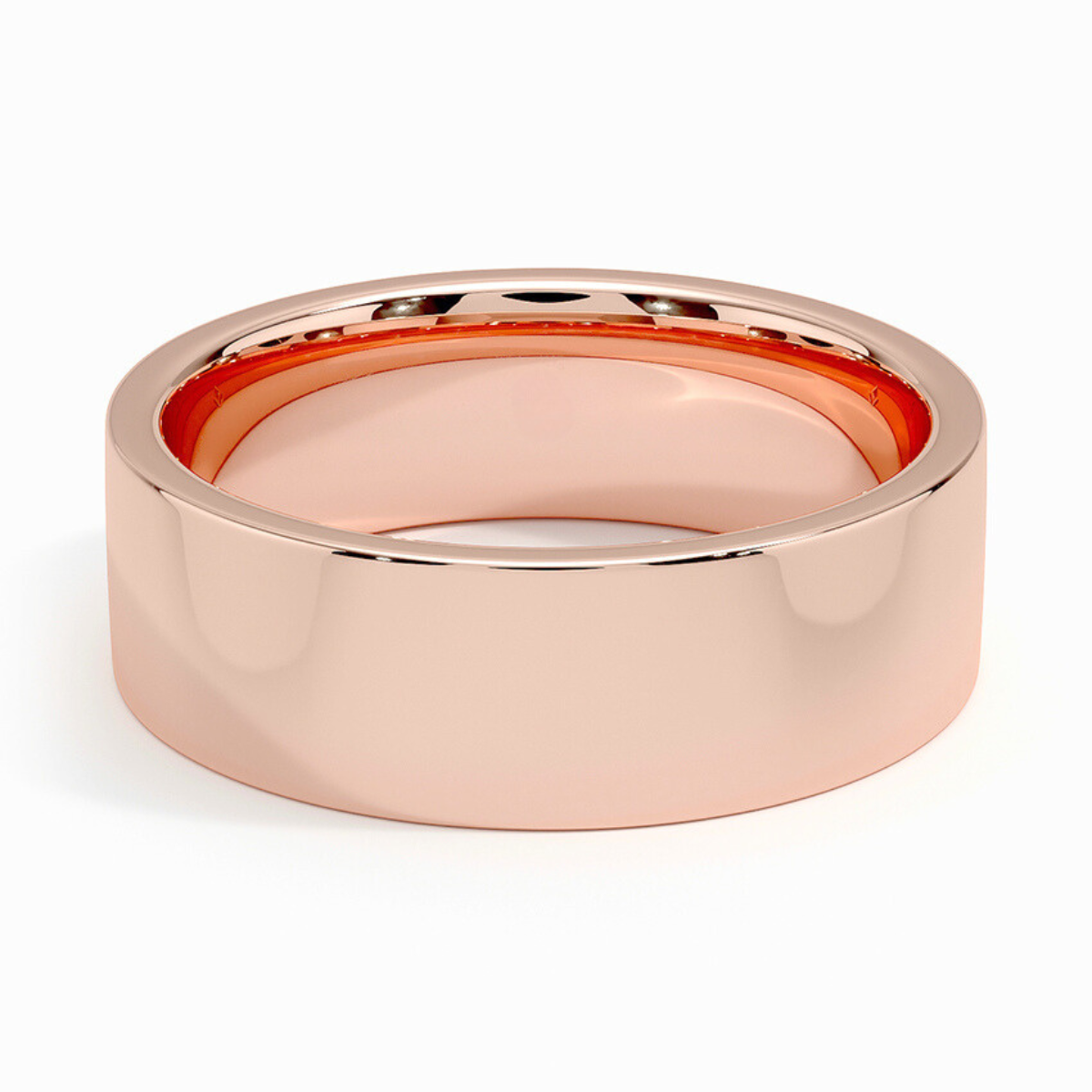 Men's 5mm Cigar Wedding Band