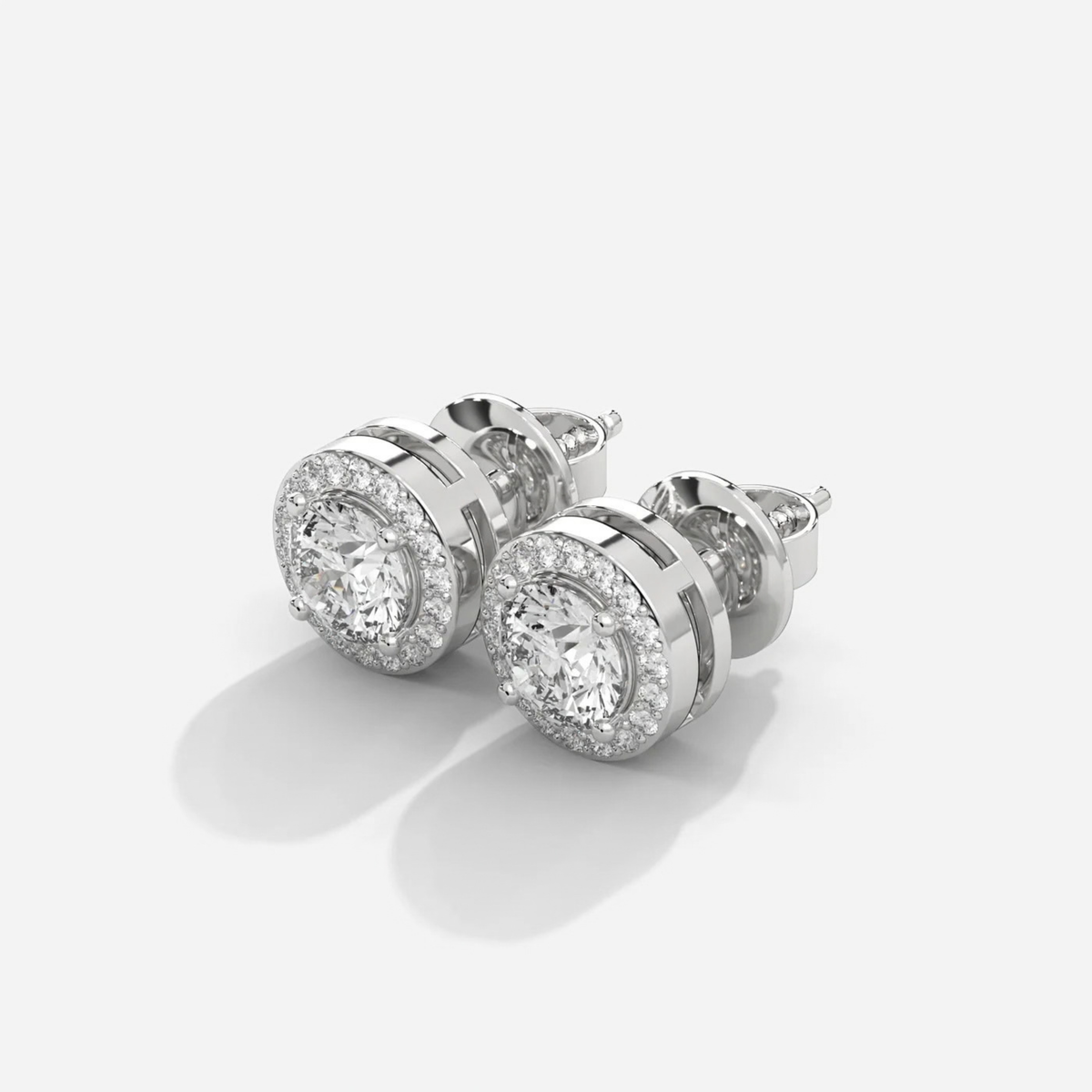 Chloe Halo Diamond Studs
