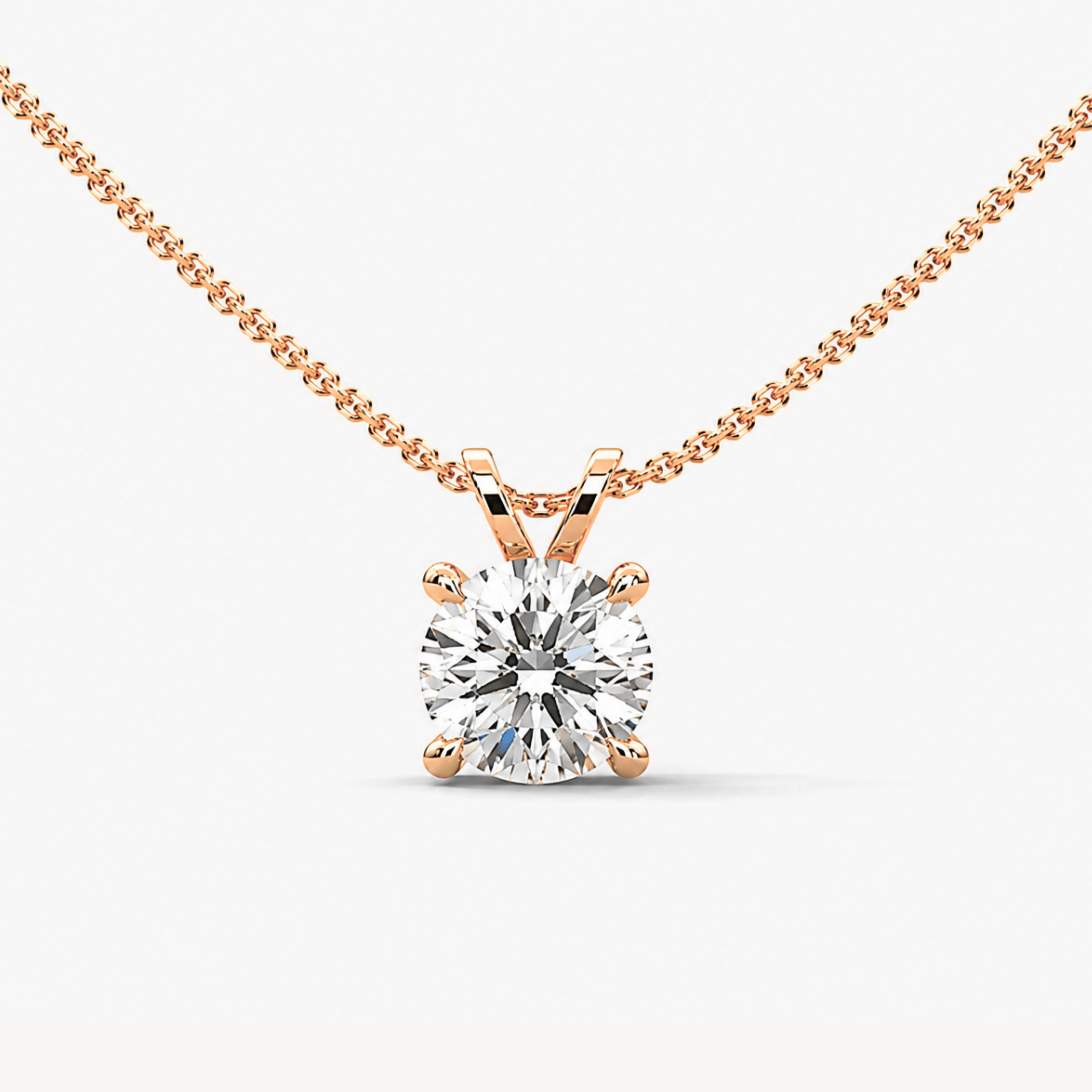 Round Diamond Pendant