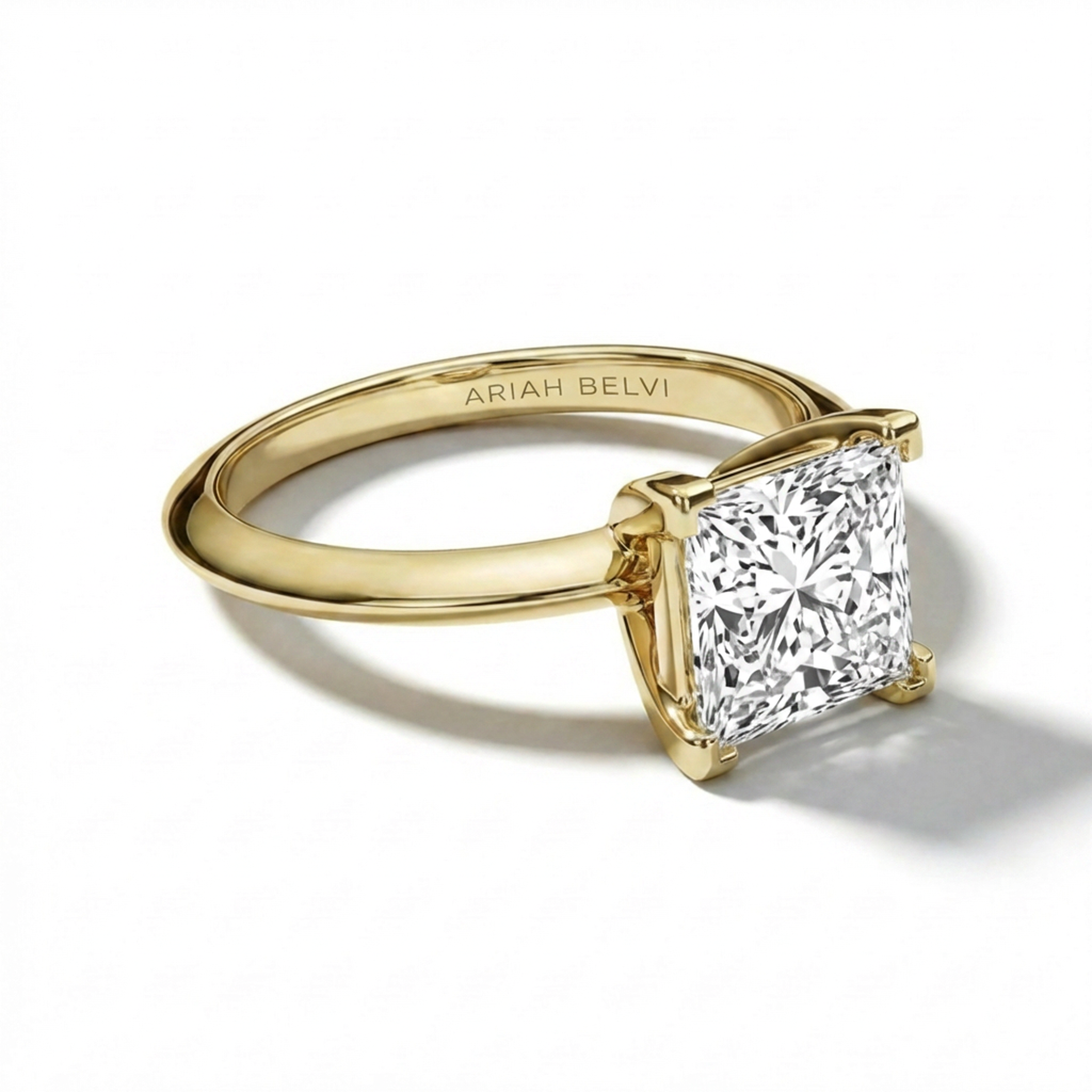 Princess Diamond Solitaire 4-Claw