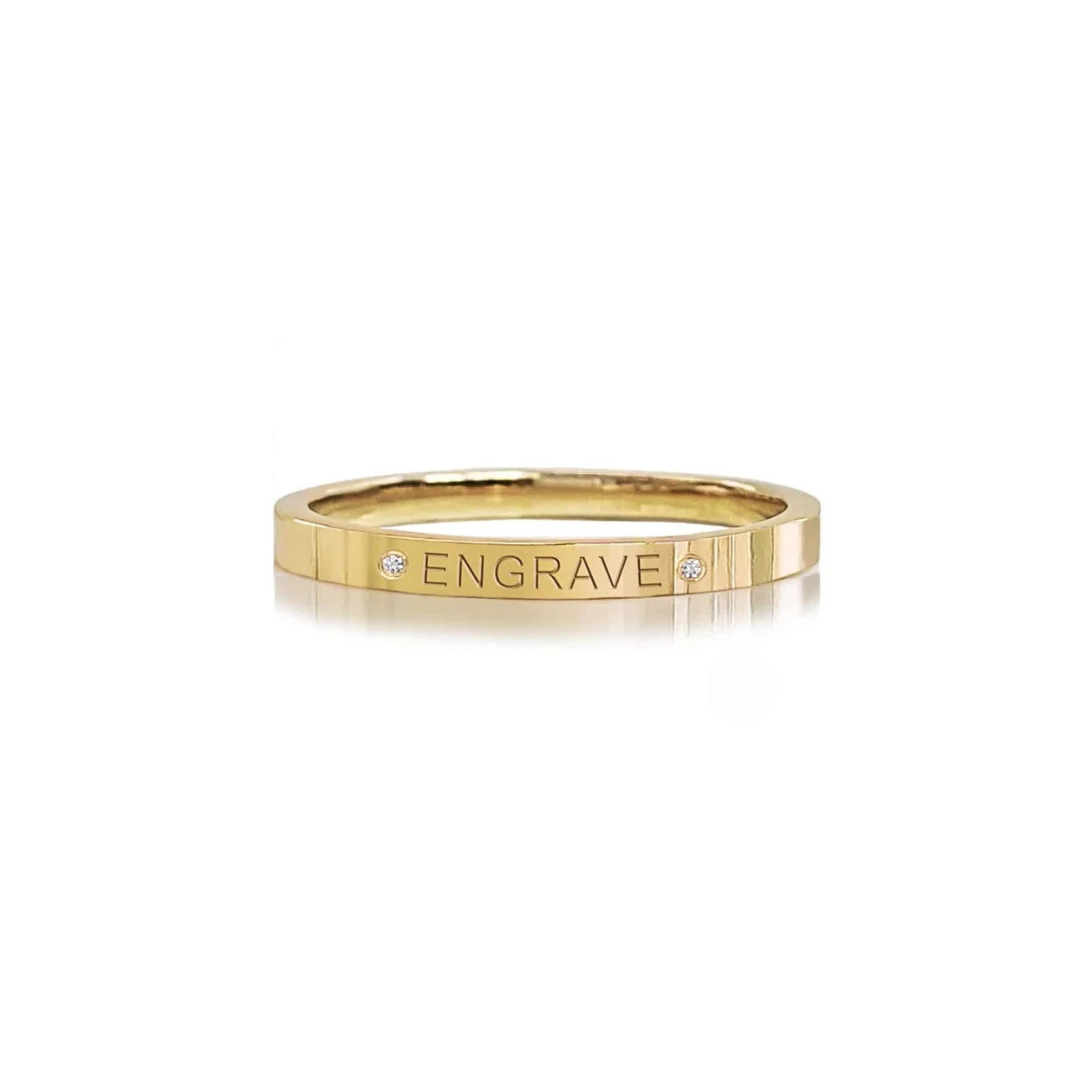 Tribute Ring - 2mm Cigar Band