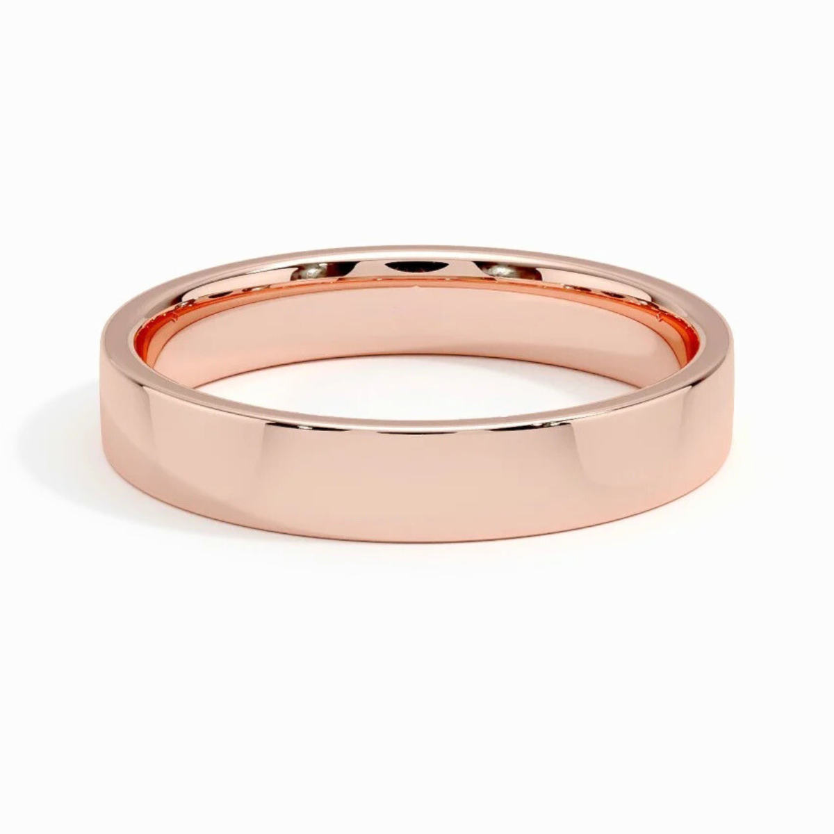 Men's 4mm Cigar Wedding Band