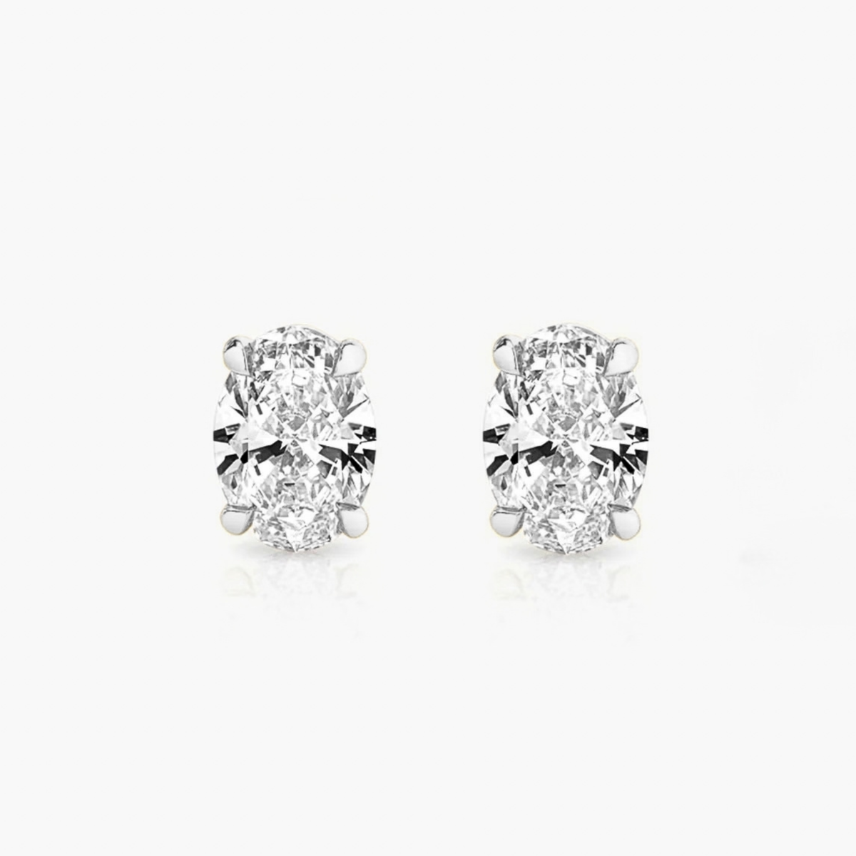 Signature Oval Diamond Studs
