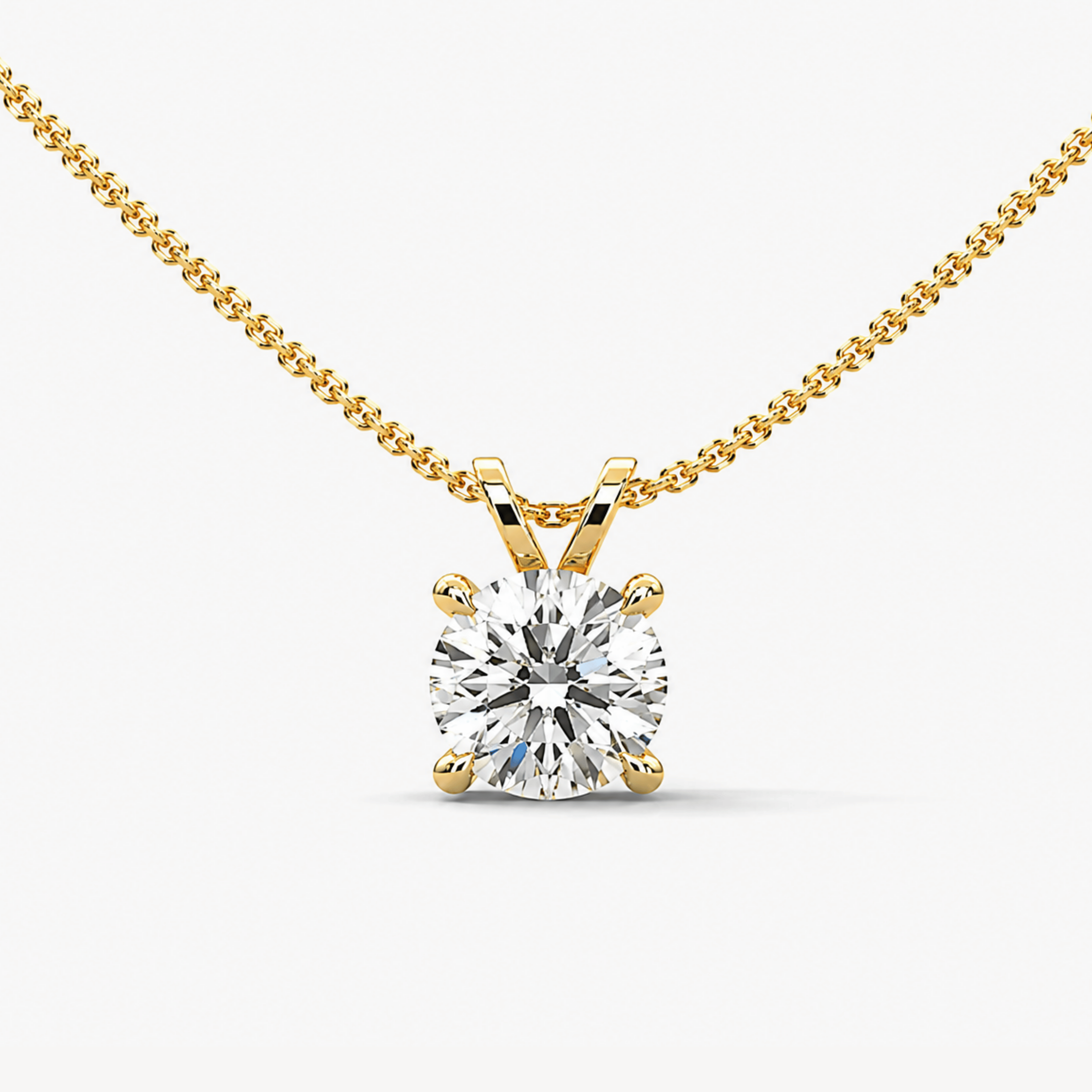 Round Diamond Pendant