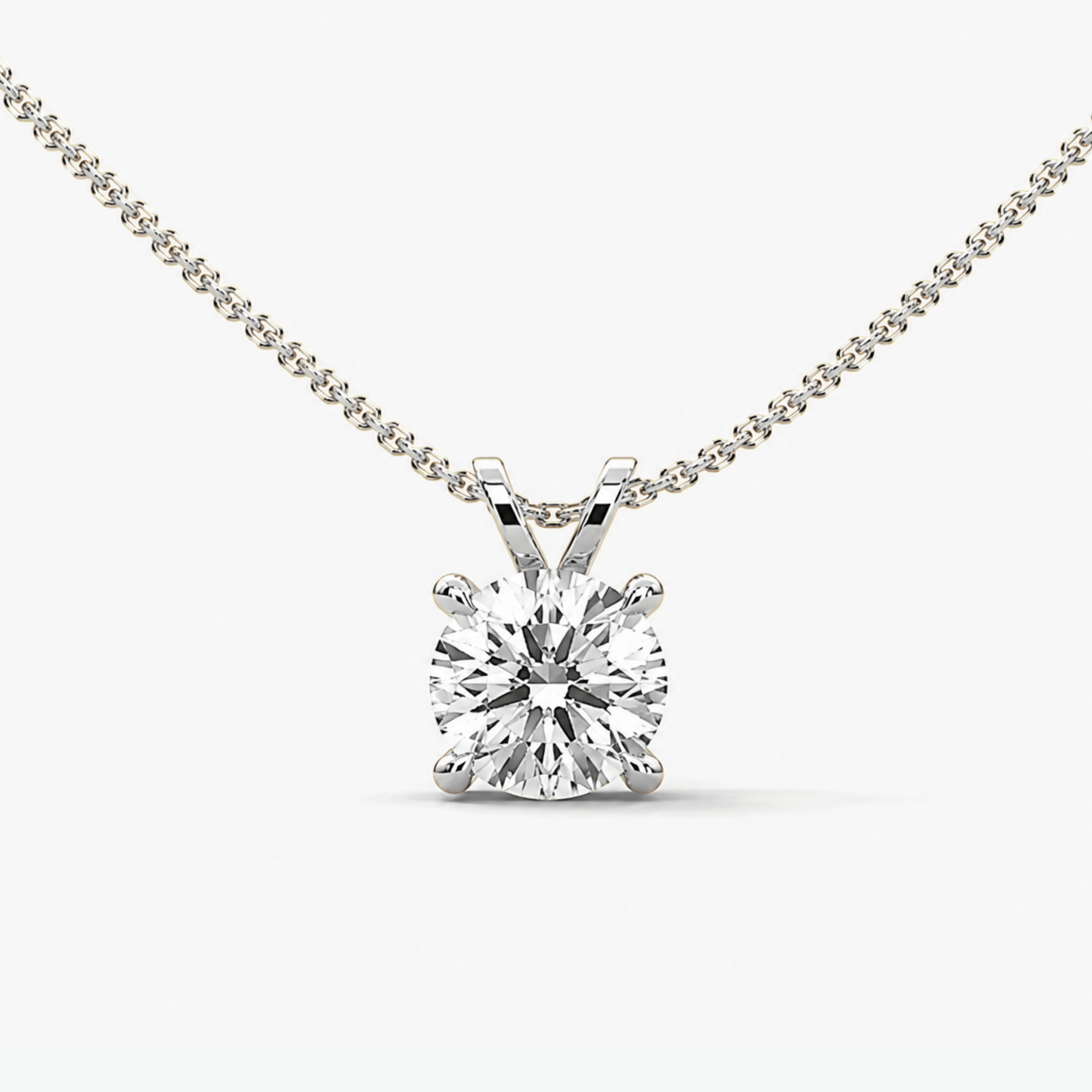 Round Diamond Pendant