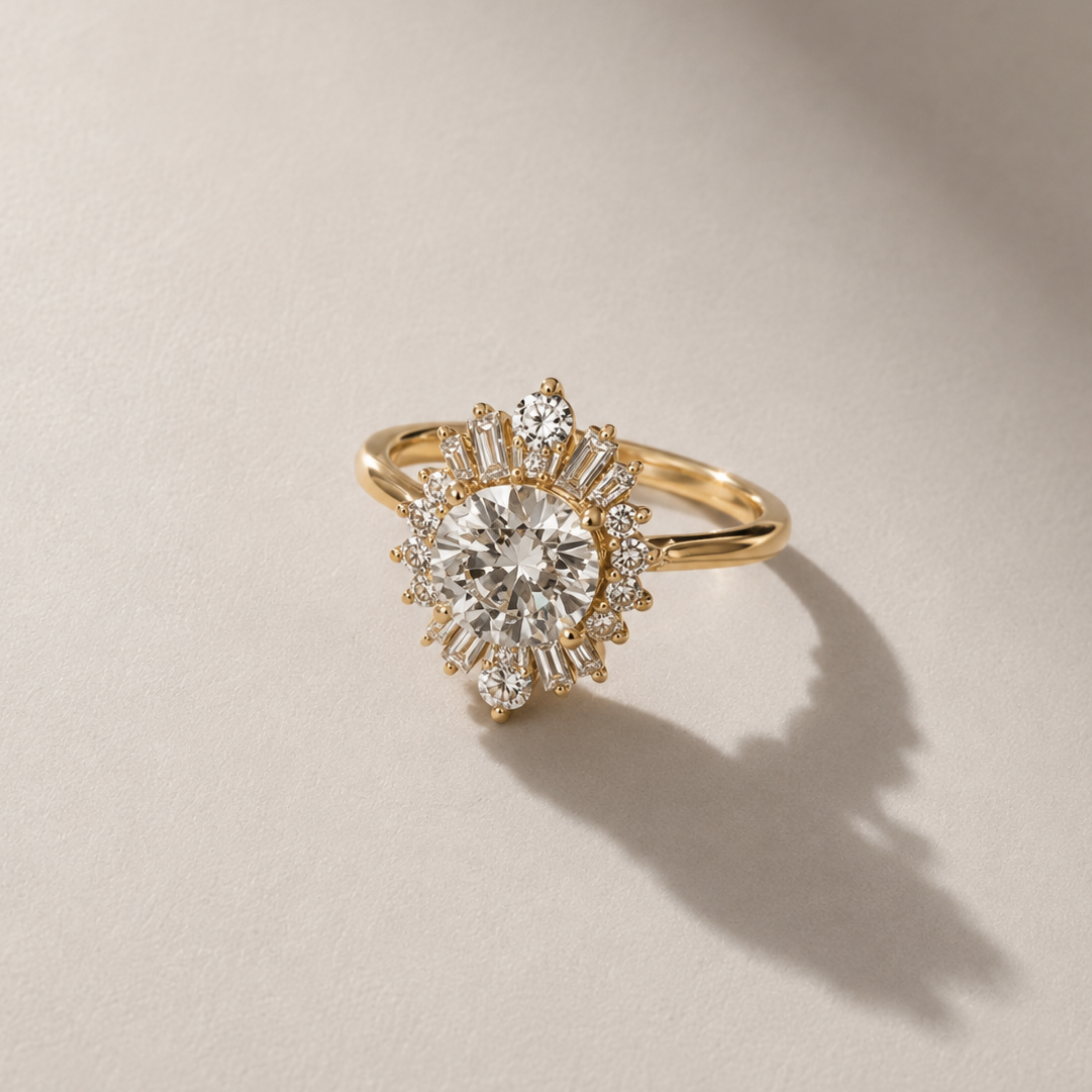 3ct Emerald Cut Diamond Bezel-Set Ring in 14k Yellow Gold (Copy) (Copy)