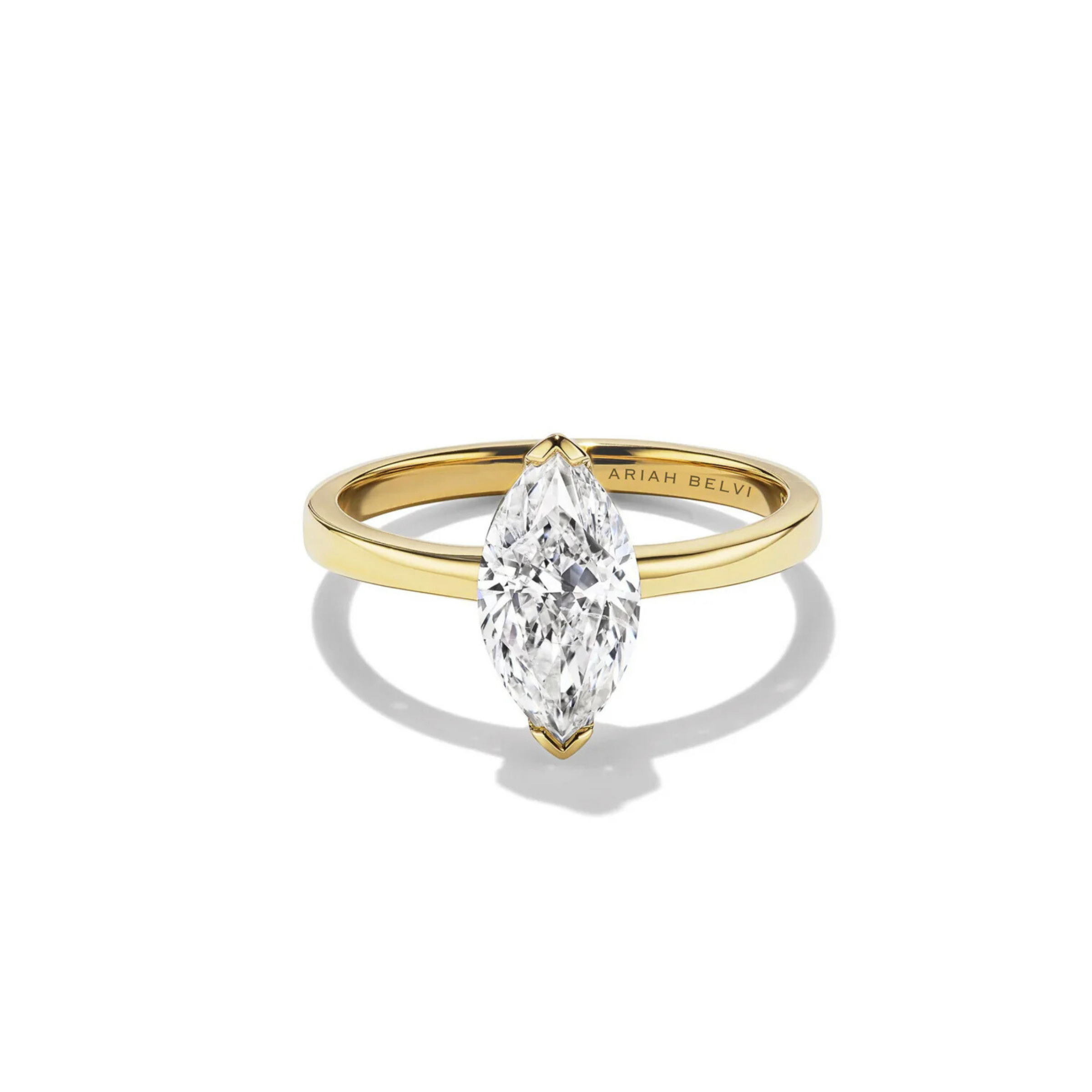 Marquise Solitaire Engagement Ring