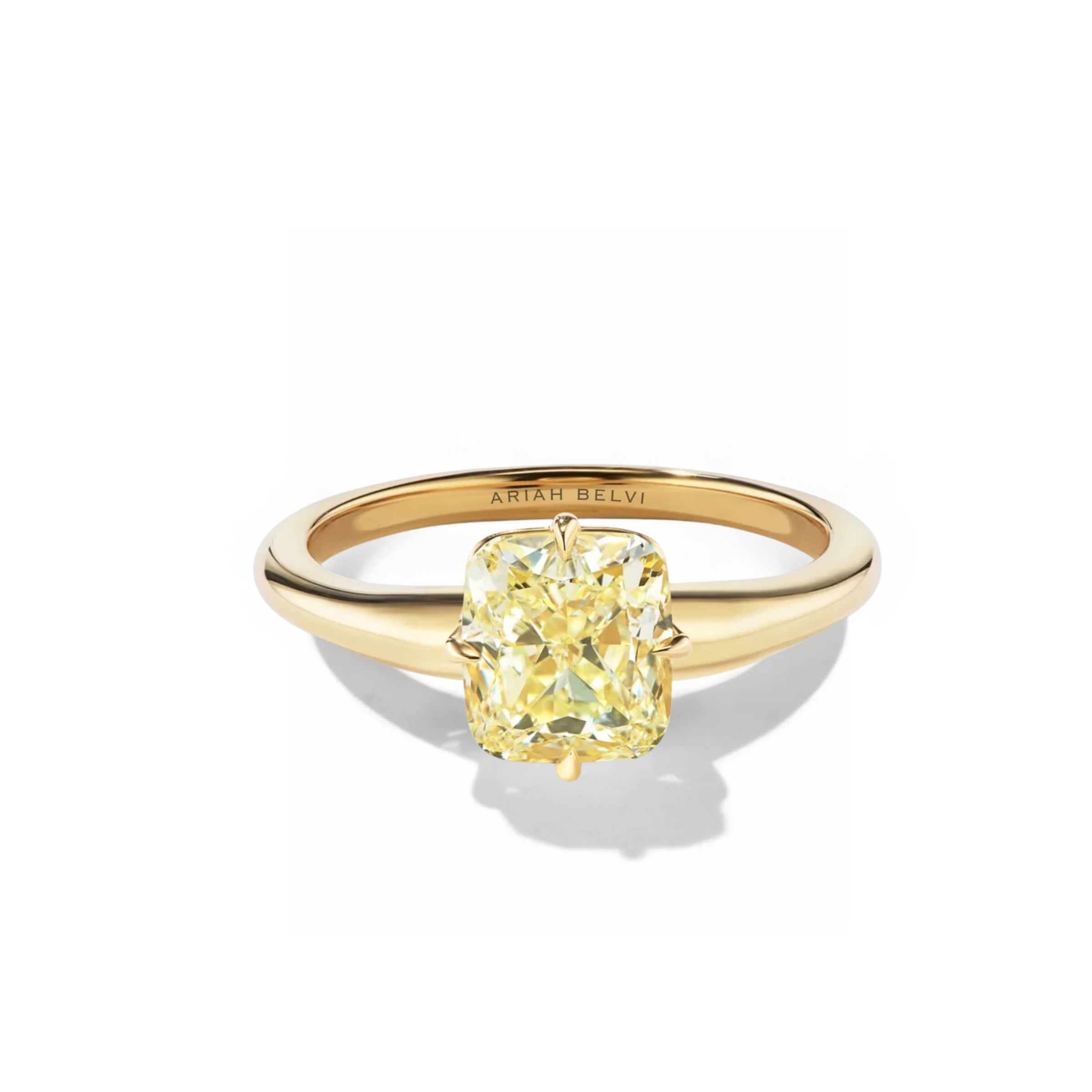 Cushion-Cut Diamond Engagement Ring