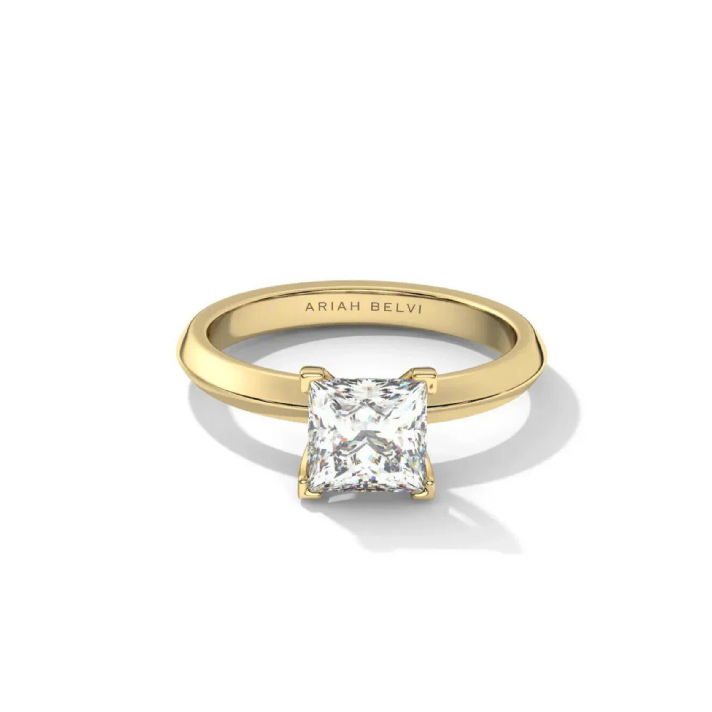 Princess Diamond Solitaire 4-Claw