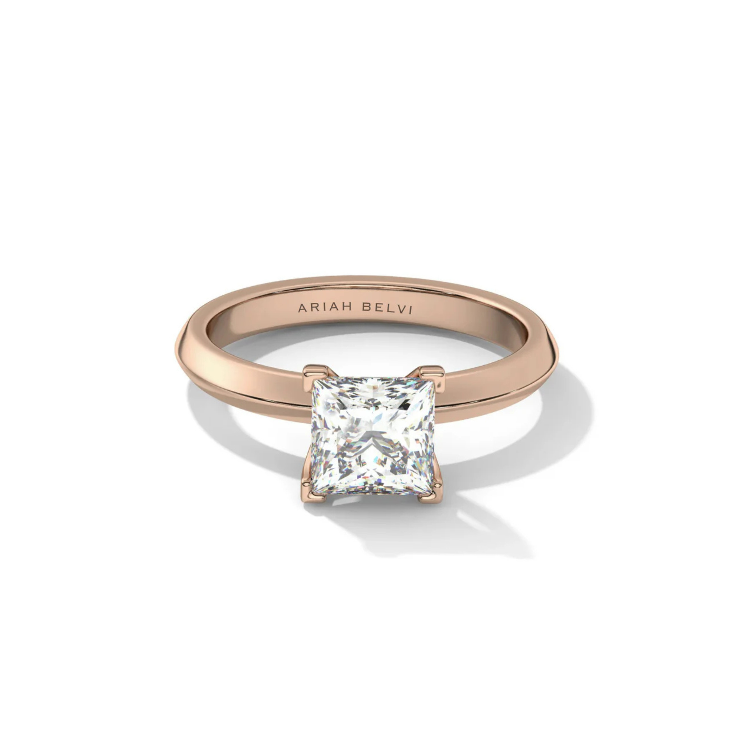 Princess Diamond Solitaire 4-Claw