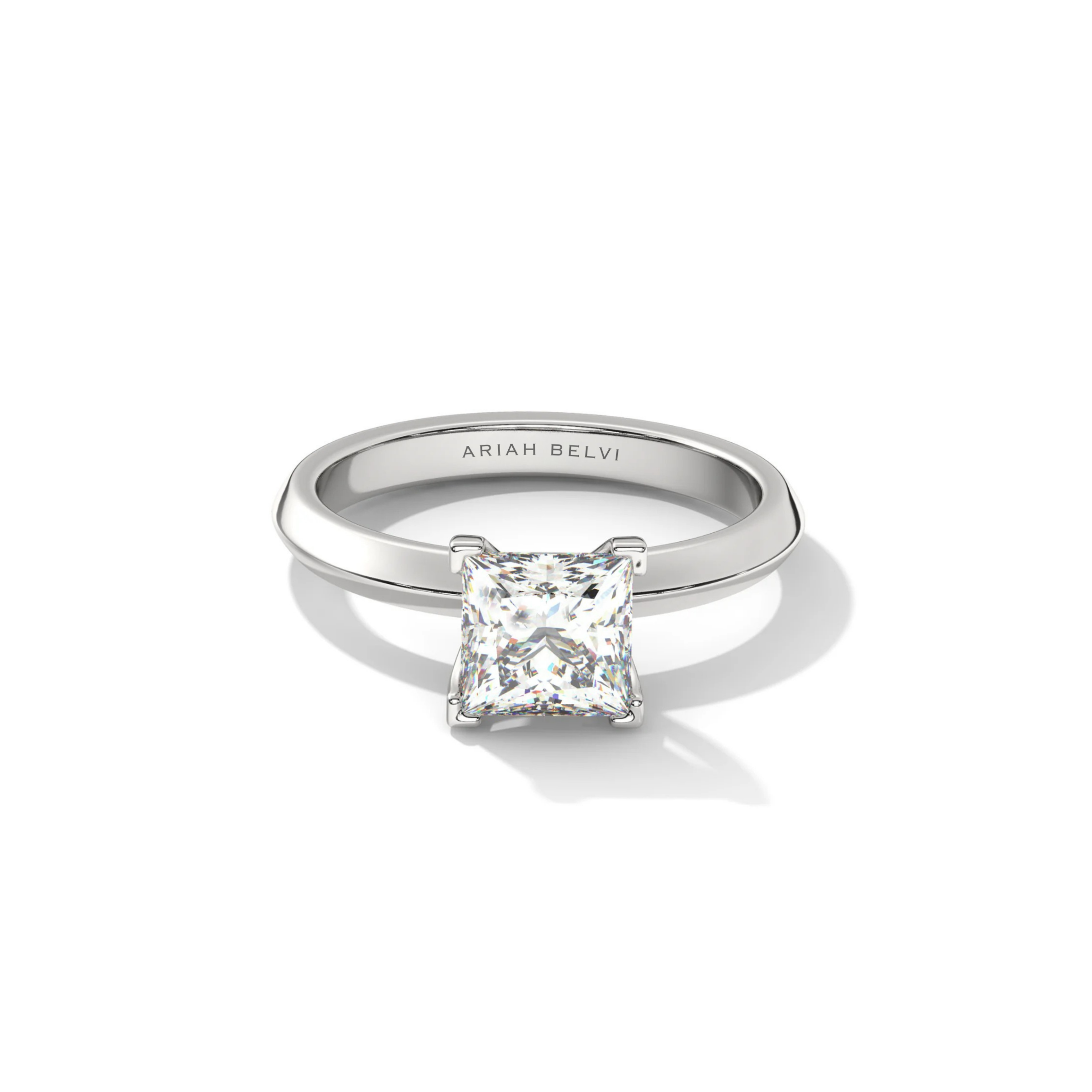 Princess Diamond Solitaire 4-Claw